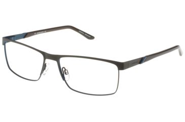 Image of Jaguar Spirit 33578 Progressive Prescription Eyeglasses, Brown/Blue Frame, JG335785100PR