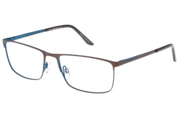 Image of Jaguar Spirit 33586 Progressive Prescription Eyeglasses, Brown/Blue Frame, JG335861077PR