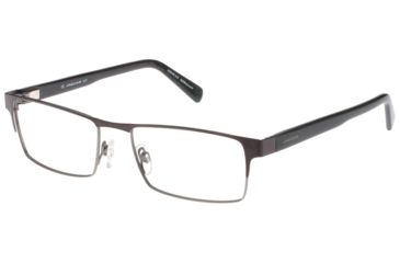 Image of Jaguar Spirit 39335 Single Vision Prescription Eyeglasses, Shiny Gunmetal/Black Frame, JG39335650SV