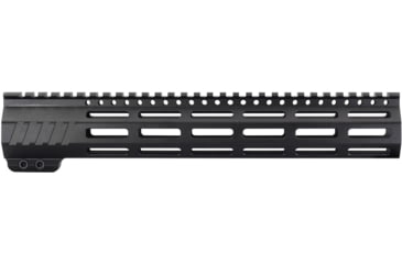 Image of JE Machine Tech AR-15 Ultralightweight Minimalist Full Top Rail, 12 in, No Anti Rotation Tabs, Black, PS-223MLK12KBLK-F-NAR