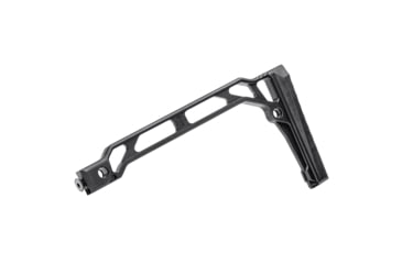 Image of JMac Customs SS-9RP Stock 5.5mm Folding Aks w/Rubber Butt Pad, Black, SS-9RP+5.5