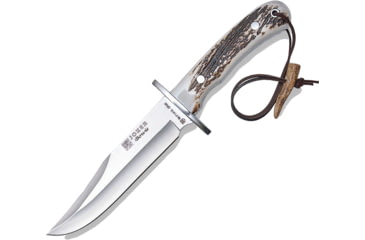 Image of Joker Knives Bowie Stag Knife, 6.25 satin finish 1.4116 stainless clip point bla, Stag handle, CC96