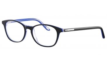 Image of JOOP! 81070 Single Vision Prescription Eyeglasses - Black Frame and Clear Lens 81070-6368SV