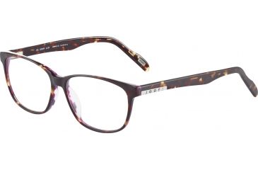 Image of JOOP! 81140 Single Vision Prescription Eyeglasses, Brown Havana Violet Frame, 81140-4187SV