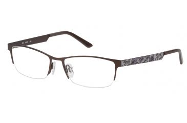 Image of JOOP! 83149 Single Vision Prescription Eyeglasses - Brown Frame and Clear Lens 83149-818SV