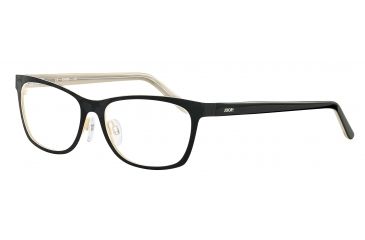 Image of JOOP! 83165 Single Vision Prescription Eyeglasses - Black Frame and Clear Lens 83165-848SV