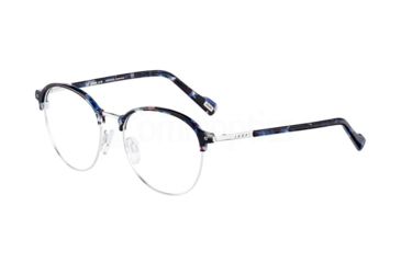 Image of Joop! 83238 Single Vision Prescription Eyeglasses, Blue Tortoise Frame, 83238-4460SV