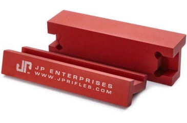 Image of JP Enterprises Universal Vise Clamp For Ar Flat Top .223 And .308 Upper Receiver, Red, JPVC