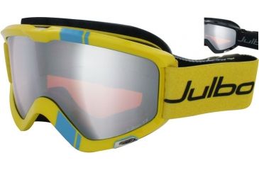 Image of Julbo Bang Rx Insert Goggles - Black Frame, Silver Flash/Orange tint Cat.3 lens 72312141
