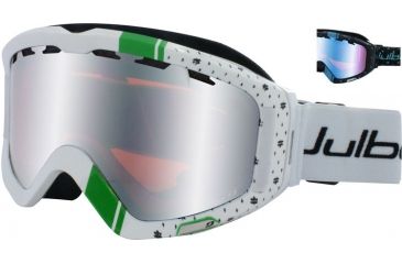 Image of Julbo Down Rx Insert Goggles - Black/Blue Frame, Orange tint Cat. 3 Lens 72212121