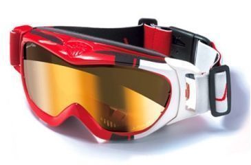 Image of Julbo Revolution Rx Insert Goggles - White/Red/Black Frame, Camel lens 71850110