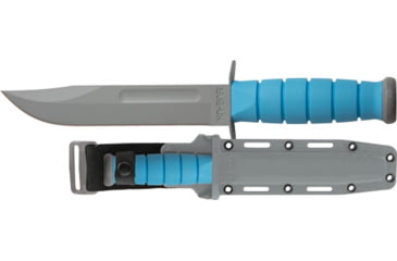 Image of Ka-bar Knives Ka-bar Ussf Space-bar Knife 7'' Fine Edge W/sheath Blk/blue