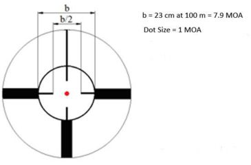 Image of Kalinka Optics KOM 10x42 Illuminated LD Reticle Rifle Scope, Side Parallax, 65mm Universal AK and SVD Mount, Black, GSKOM1042LD65