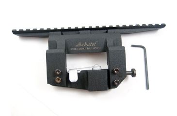 Image of Kalinka Optics Patriot Centered Low Profile Side Mount w/ 225 mm Picatinny Rail Wing - 59mm Height, for AK, AMPX59