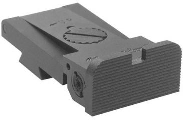 Image of Kensight BoMar BMCS 1911 Chrome Moly Steel Sight, Rounded Serrated Blade, Black, 860-003