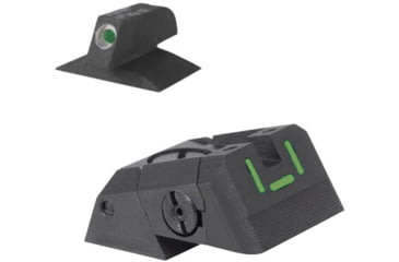 Image of Kensight DAS Serrated Blade Adjustable Rear 1911 Night Sight inUin Shaped Tritium, Black, 970-638