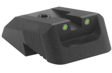 Image of Kensight DFS 1911 Defense Fixed Rear Sight Tritium Insert Night Sight w/ Recessed Blade, Black, 860-602