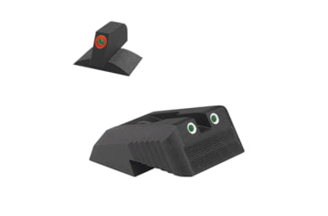 Image of Kensight DFS Serrated Blade Fixed Rear 1911 Night Sight, Orange, 980-622