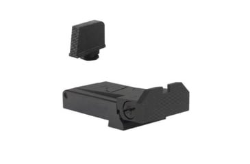 Image of Kensight Adjustable Target Pistol Sight w/Serrated Beveled Blade, Glock, 1911, Rear 0.330 Tall, Black, 970817