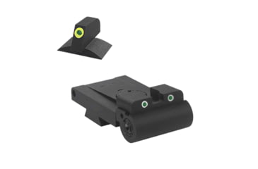 Image of Kensight Rollo 1911 Low-Profile Adjustable Tritium Night Sight Set, Green, 990-098