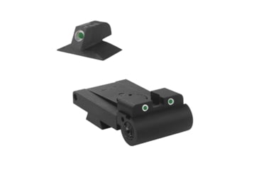Image of Kensight Rollo 1911 Contoured Low-Profile Adjustable Tritium Night Sight Set, Black, 970-098