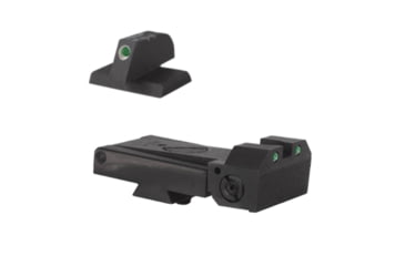Image of Kensight Ruger SR1911 Adjustable Flat Base Tritium Night Sight Set, Black, 962-263