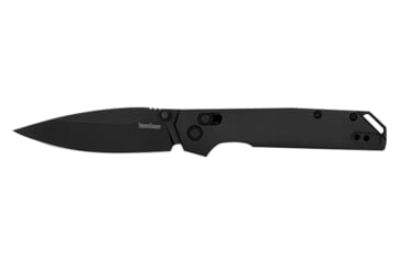Image of Kershaw Iridium Folding Knife, 3.40in, D2 Steel, Spear Point, Gray Anodized, Black Stonewashed, 2038BLK