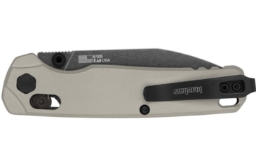 Image of Kershaw Bel Air Folding Knife, 3.1 in, CPM MagnaCut Stainless Steel, Reverse Tanto Blade, Bright Nickel Cerakote Handle, 6105