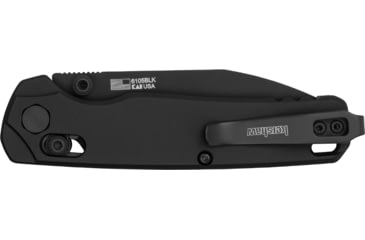 Image of Kershaw Bel Air Folding Knife, 3.1 in, CPM Magnacut Black PVD Finish, Reverse Tanto Blade, Black Handle, 6105BLK