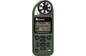 Image of Kestrel Elite Weather Meter with Applied Ballistics with LiNK, Olive Drab 0857ALOLV