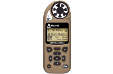 Image of Kestrel Elite Weather Meter with Applied Ballistics with LiNK, Desert Tan, 0857ALTAN