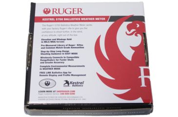 Image of Kestrel Ruger 5700 Ballistics Weather Meter with LiNK, Black, 5.0 x 1.9 x 1.1 in, 0857BLBLK-RUG