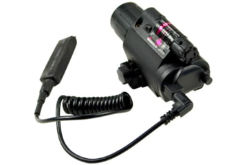 Image of Kexuan Tac Light and Red Laser Sight Combo w/ Remowable Switch, 220 Lumens, Black, FLRL01