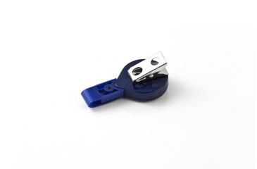 Image of Key-Bak Mini-Bak ID Twist-Free Retractable Reel w/ 36in Nylon Cord, Swivel Bulldog Clip, Twist-Free ID Strap, Blue 0065-010