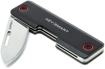Image of KeySmart Dapper 150 Ultra Slim Gentleman's Folding Knife, Black, KS817-BLK