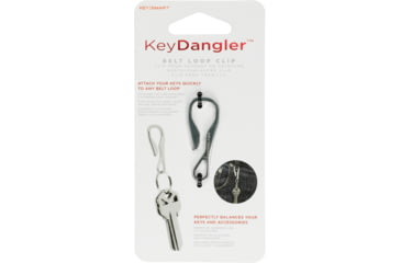 Image of KeySmart KeySmart Key Dangler Belt Loop Clip, Stainless, KS805-SS