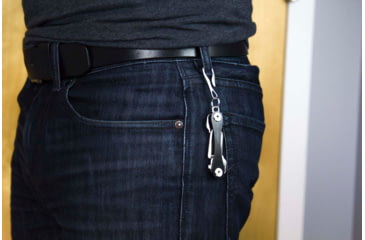 Image of KeySmart KeySmart Key Dangler Belt Loop Clip, Stainless, KS805-SS