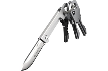 Image of KeySmart Mini Folding Knife, Stainless Steel, Stainless Steel, KS815-SS