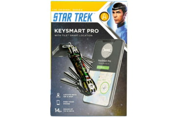 Image of KeySmart KeySmart Pro w/Tile Smart Location, Star Trek TOS, KS411-TRK-USS