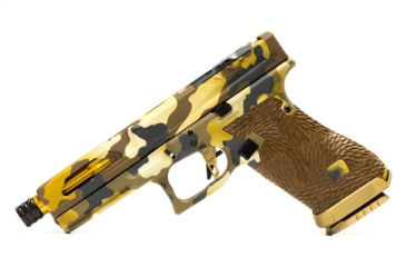 Image of Killer Innovations Velocity For Glock Gen 5 Trigger Shoe, 5.5lb, FDE Shoe/Black Safety, GLKTG354FDEB