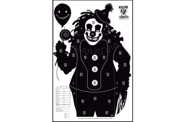 Image of Killer Targets Menacing Killer Clown Target - Pack of 12 KT-012-CLN