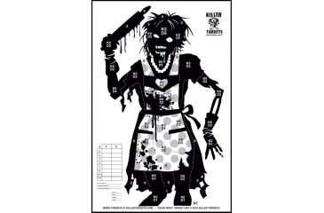 Image of Killer Targets Zombie Wife Range Target - Pack of 10