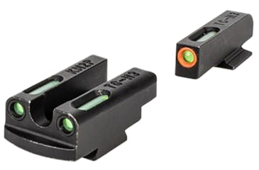 Image of Kimber Mfg.,inc 4000154 Micro 9 Trulgo TFX Pro Sight Set Green/Fiber Optic Oran