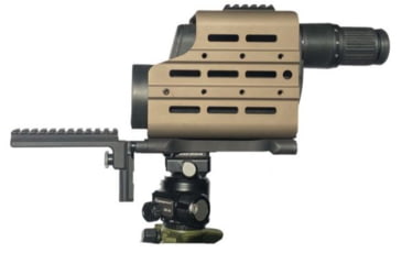 Image of Kinetic Development Group NOX Nighttime Optic Extension, Anodized Black, MSH5-150