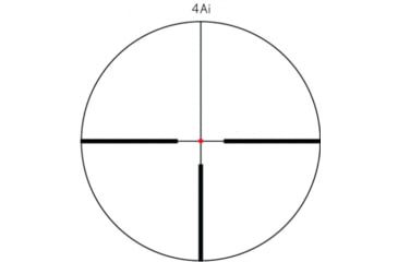 Image of Kite Optics Ret 4Ai 1-6X24mm Riflescope, Black, K282462