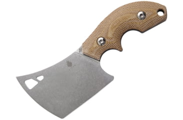 Image of Kizer Cutlery Mini Butcher Knife, 2.63 stonewash finish 154CM stainless blade, Brown micarta handle, 1039C2