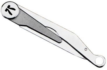 Image of Klarus S1 Ti-Scal Titanium Folding Knife, Medical-Grade Titanium, Nano Slim-X Change Blade, Silver, S1-TI-SCAL