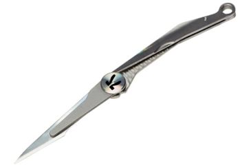 Image of Klarus S1 Ti-Scal Titanium Folding Knife, Medical-Grade Titanium, Nano Slim-X Change Blade, Silver, S1-TI-SCAL