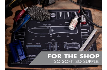 Image of Knafs Shop Mat/Mouse Pad, 14x10in, Black, KNAFS-00003