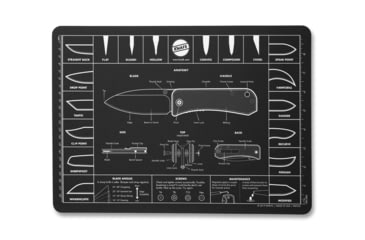 Image of Knafs Shop Mat/Mouse Pad, 14x10in, Black, KNAFS-00003